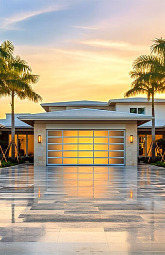 High End Clear Garage Door Maintenance